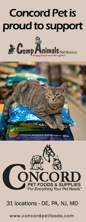 Concord Pet is proud to support CompAnimals Pet Rescue